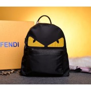 2014 Fendi New models nylon fabric with original leather 2222 black HV08668Oq54