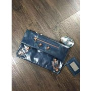 2015 Balenciaga clutch bag 4409 dark blue HV01516jo45