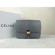 2015 Celine Classic retro original true snakeskin 11042-1 gray HV07878hk64