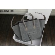 2015 Celine collection nubuck 3341-1 gray HV08163Rc99