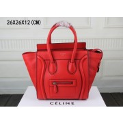 2015 Celine top quality litchi grain 3308-1 red HV10459TV86