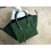 2015 Celine winter best-selling model nubuck leather 9901-3 emerald-green HV08106bT70