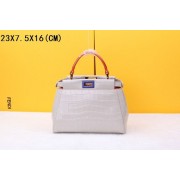 2015 Fendi new model crocodile 520885 off white&red&purple HV02579Wi77