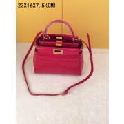 2015 Fendi new model crocodile 520885 rose HV10380Qu69