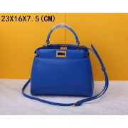 2015 Fendi new model original sheepskin 520885 blue HV00980rf34