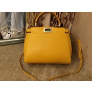 2015 Fendi winter best-selling model original leather 55211 yellow HV08504Av26