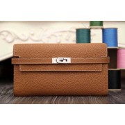 2015 Hermes kelly wallet new model 051300 naturals HV09359nB26