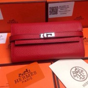 2015 Hermes kelly wallet new model 051300 red HV10357qB82