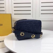 AAA 1:1 Fendi MINI CAMERA CASE leather bag 8BS019A blue HV09851yF79