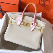 AAAAA Hermes Birkin Tote Bag Original Togo Leather BK35 cream HV05627aM93