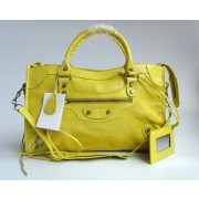 balenciaga motorcycle saddle bag 38cm 084332 (lemon-yellow) HV04785Eb92