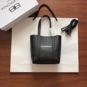 Balenciaga Original Leather Mini Shopper Bag 6696 Black HV04705dE28