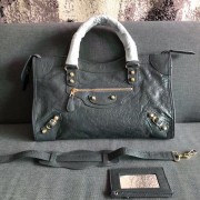 Balenciaga The City Handbag Calf leather 382569 grey HV08052fo19