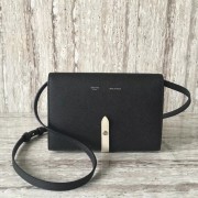 Best 1:1 Celine leather Mini Shoulder Bag 73383 black HV00934OR71