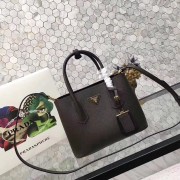 Best prada small saffiano lux tote original leather bag bn2754 olive-green HV01540Ml87