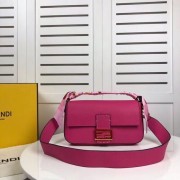 Best Replica Fendi BAGUETTE leather bag F2466 rose HV01252zU69