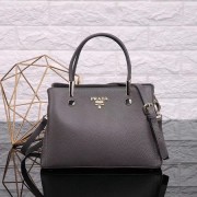 Best Replica Prada Calfskin Leather Tote Bag 0902 grey HV03807zU69