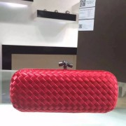 Bottega Veneta Japanese Silk ribbon Clutch 0313 red HV05136rh54