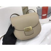 Celine Compact Trotteur Cattle leather Mini Shoulder Bag 1268 Khaki HV01395kC27