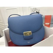 Celine Compact Trotteur Cattle leather Shoulder Bag 1269 blue HV00857lq41