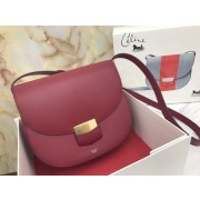 Celine Compact Trotteur Shoulder Bag 1269 red HV00546xh67