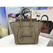 Celine Luggage Micro Original Leather Tote Bag M3308 gray HV01773oK58