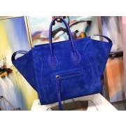 Celine LUGGAGE PHANTOM Tote Bag 3372 blue HV01589nU55