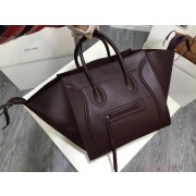 Celine LUGGAGE PHANTOM Tote Bag A3372 Burgundy HV00457vX95