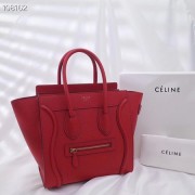 CELINE MICRO LUGGAGE HANDBAG IN LAMINATED LAMBSKIN 167793-11 HV00973Yo25