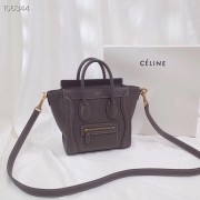 CELINE NANO LUGGAGE BAG IN LAMINATED LAMBSKIN 189244-14 HV09364TV86