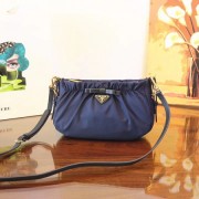 Cheap Copy Prada Nylon cloth casual bag BN2043 blue HV01754Eq45