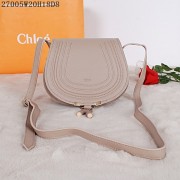 Chloe mini shoulder bags calf leather 27005 grey HV00838Fh96