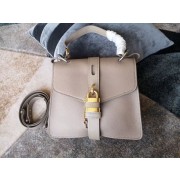 Chloe Original Buckskin Leather Lock Bag 3S088 Gray HV04639fw56