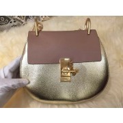 Chloe shoulder bag original leather 20282 gold&light pink HV07000qM91