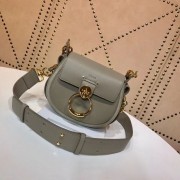 CHLOE Tess Small leather shoulder bag 3E153 grey HV09321Yf79