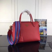 Copy Prada calf leather bag 1BA157 red HV05046Zn71