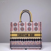 DIOR BOOK TOTE BAG IN EMBROIDERED CANVAS M1286ZJOV HV03500RX32