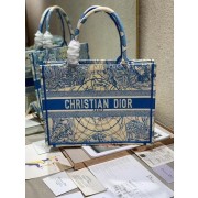 DIOR BOOK TOTE EMBROIDERED CANVAS BAG C1286-9 HV09423va68