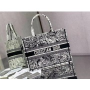 DIOR BOOK TOTE Latte Multicolor Dior Zodiac Embroidery M1287Z HV10173fH28