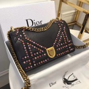 Dior SMALL DIORAMA BAG CALFSKIN M0422 black HV01228Rc99