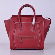 Fake 1:1 Celine Luggage Tote Bag Original Leather 8802-2 Burgundy HV04107YK70