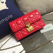 Fake 2017 dior DIORADDICT WALLET ON CHAIN 7056 red HV01640EQ38