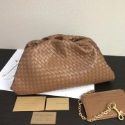 Fake Bottega Veneta Weave Clutch bag 585853 brown HV03762bz90