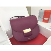 Fake Celine Compact Trotteur Cattle leather Mini Shoulder Bag 1268 wine HV00428Hj78