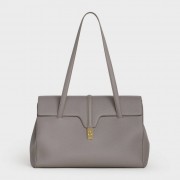 Fake Celine LARGE SOFT 16 BAG IN SUPPLE GRAINED CALFSKIN 194043 GREY HV04917xR88