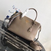 Fake Prada Calf leather bag 1BA157 Brown HV09465RY48