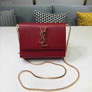 Fake Yves Saint Laurent Kate mini Original leather Shoulder Bag Y593122 red HV10238Hj78