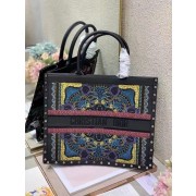 Fashion DIOR BOOK TOTE Multicolor Mizza Embroidery M1286ZRHM HV02259OM51