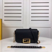 Fendi BAGUETTE leather bag F2467 black HV03722pA42