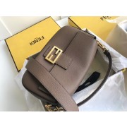 Fendi BAGUETTE Shoulder Bag 8BR600 grey HV03712Rk60